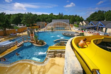 Le toboggan du Domaine de Léveno
